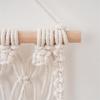Sturdy Handcrafted Cotton Rope Hangings Book Shelf Storage Rack for Small Items