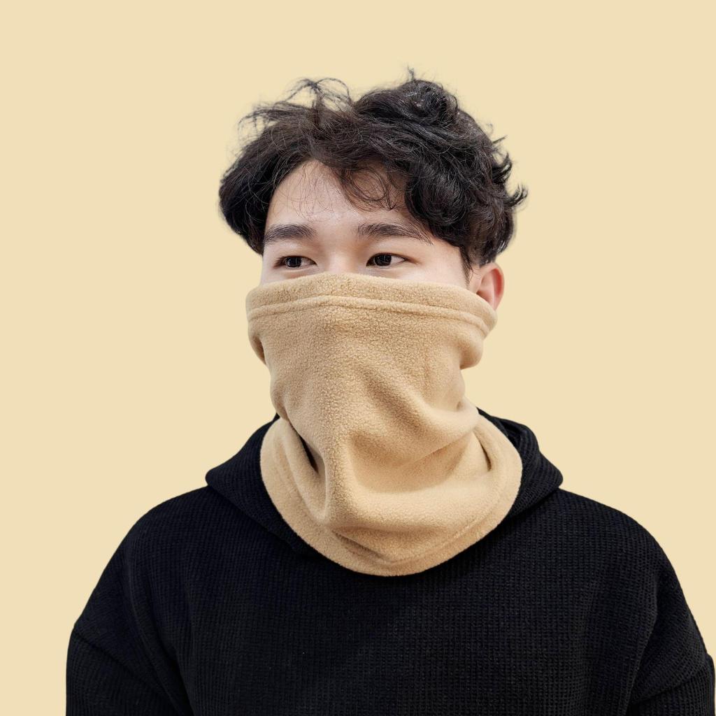 Thick Warm Polar Fleece Multifunctional Scarf Hat for Outdoor Use