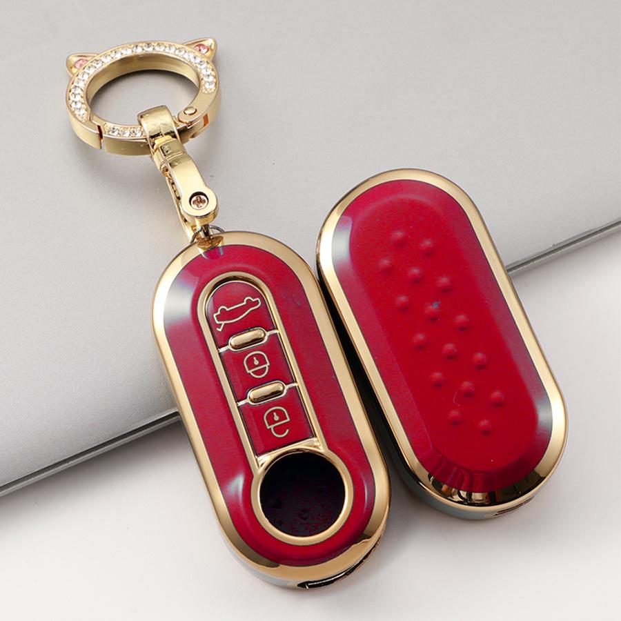 TPU Key Case Remote Fob Car Key Cover for Peugeot Boxer for Citroen Jumper for Fiat 500 Panda Ducato 500L Punto Lancia Musa