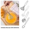 Stainless Steel Egg White Separator Yolk Filter Manual Whisk Mixer Gadgets Kitchen Tools Baking Hand Accessories Egg I4X8