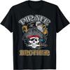 Pirate Brother Birthday Bro Party Skull Captain Costume Gift T-Shirt