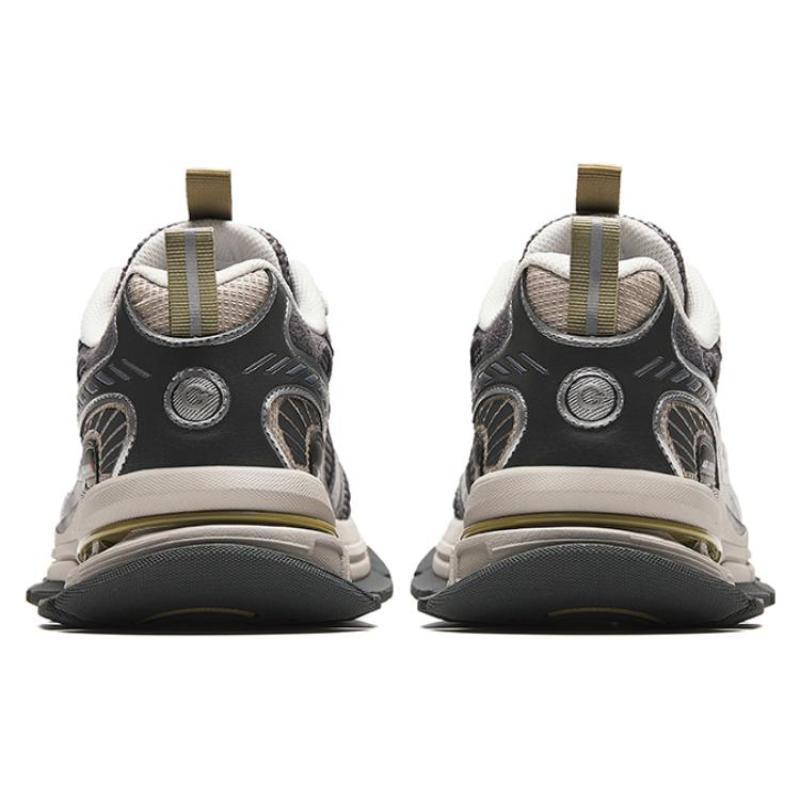 Anta Slip-Resistant Low-Top Running Shoes Men's Black Gray Color Sneakers 112348805A-2