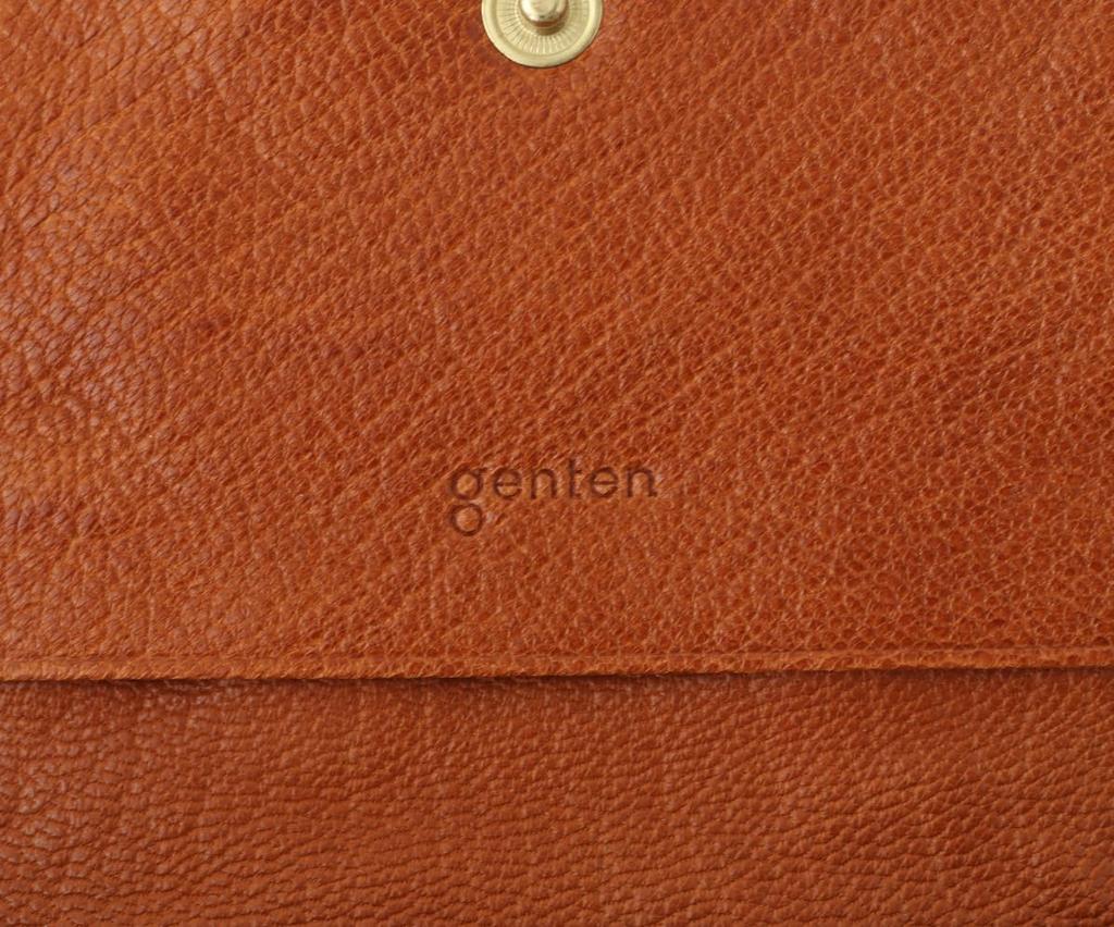 Genten Goat Basic Business Card Holder Brown 44356-50,