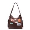 Vintage Casual Backpack Women'S Spring Fashion College Style Student Bag Commuter Oblique Straddle Women'S Tote Bag