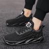 Men's Shoes Spring and Summer New Sports Trend Fashion Breathable Fly-woven Outdoor Shoes Blade Sole Sports Trend Shoes