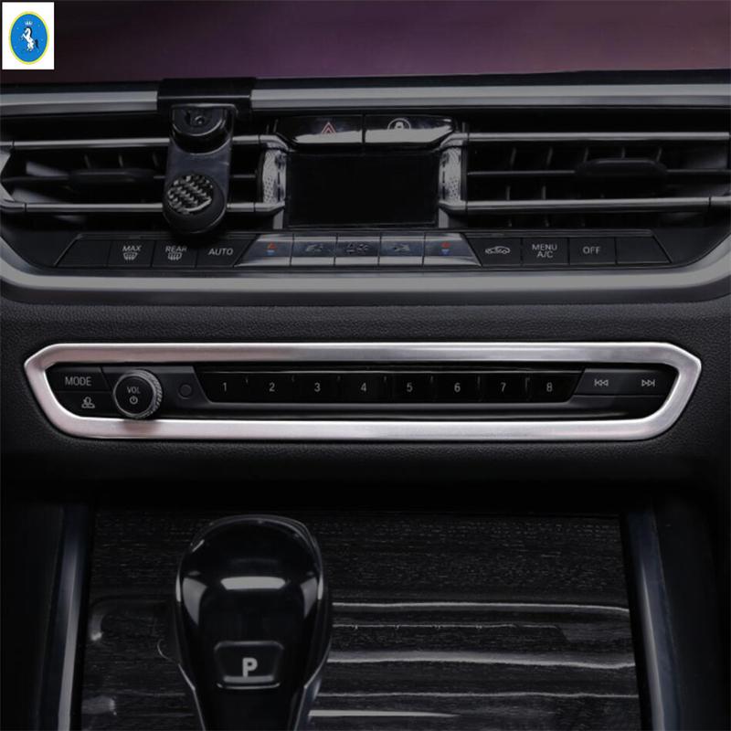 ABS For BMW 3 Series G20  - 2024 Car Central Console Middle Air Vent Cover Trim Decor Frame Interior Refit Kit Accessories
