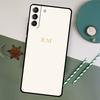 Pastel Custom Initials Monogram Case For Samsung Galaxy S23 Ultra S8 S9 S10 S22 Plus Note 10 20 Ultra S20 FE S21 FE Cover