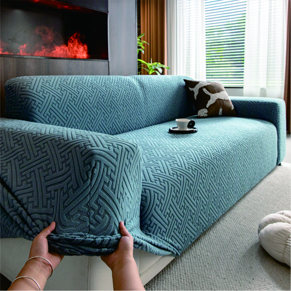 

Four Season Anti Slip Sofa Cushion Elastic Dust Cover Machine Washed Sofa Cover Suitable for Home Decoration 1-seater sofa