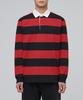 Striped Rugby Shirt [Black/Red]