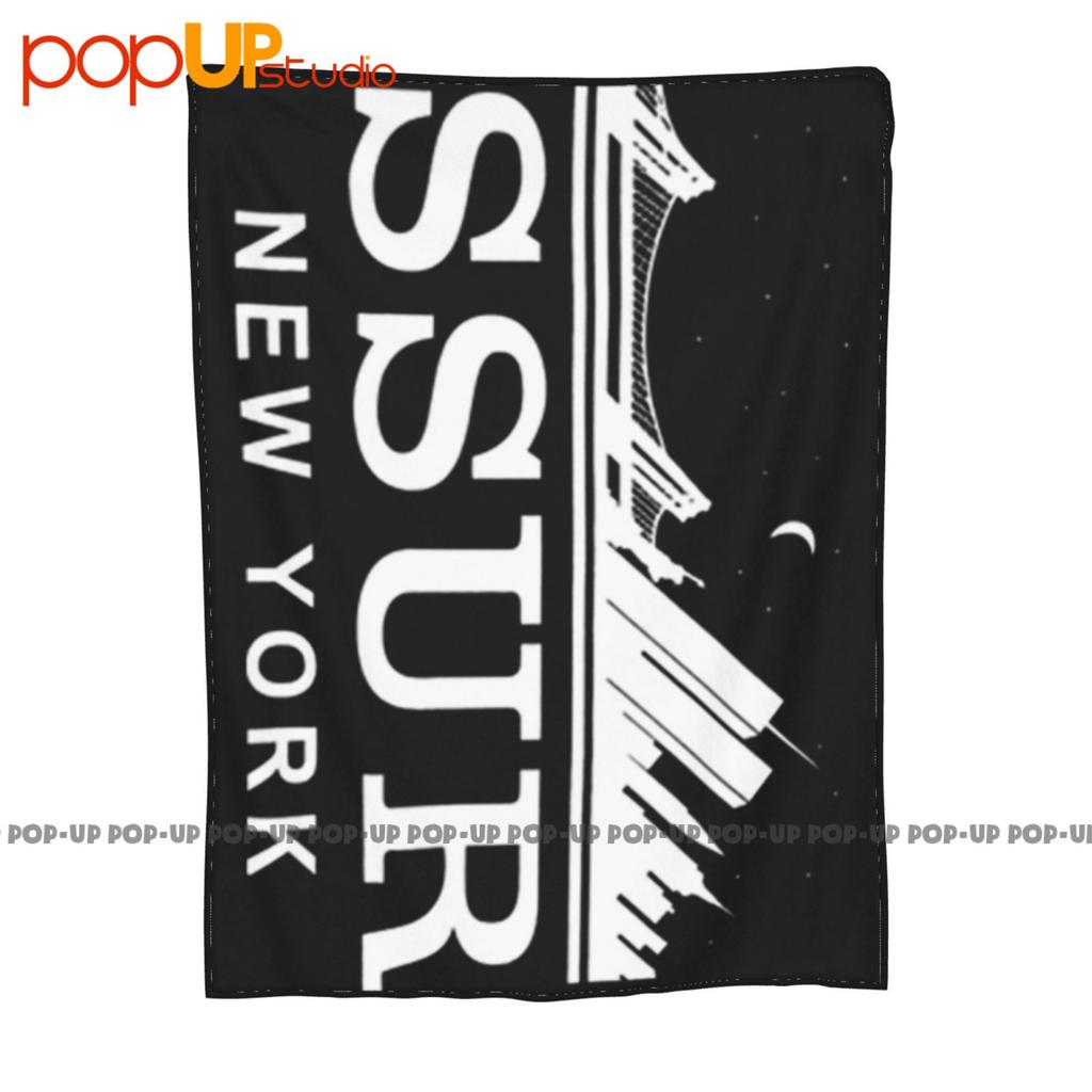 Ssur New York Caviar Cartel Pocket Ultra-Soft Blanket Quilt Winter Sofa Cover Bed Covers