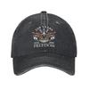 USA Th Commemorative Baseball Cap Retro Distressed Washed  Sun Cap Unisex Women Outdoor Workouts Adjustable Fit Hats Cap