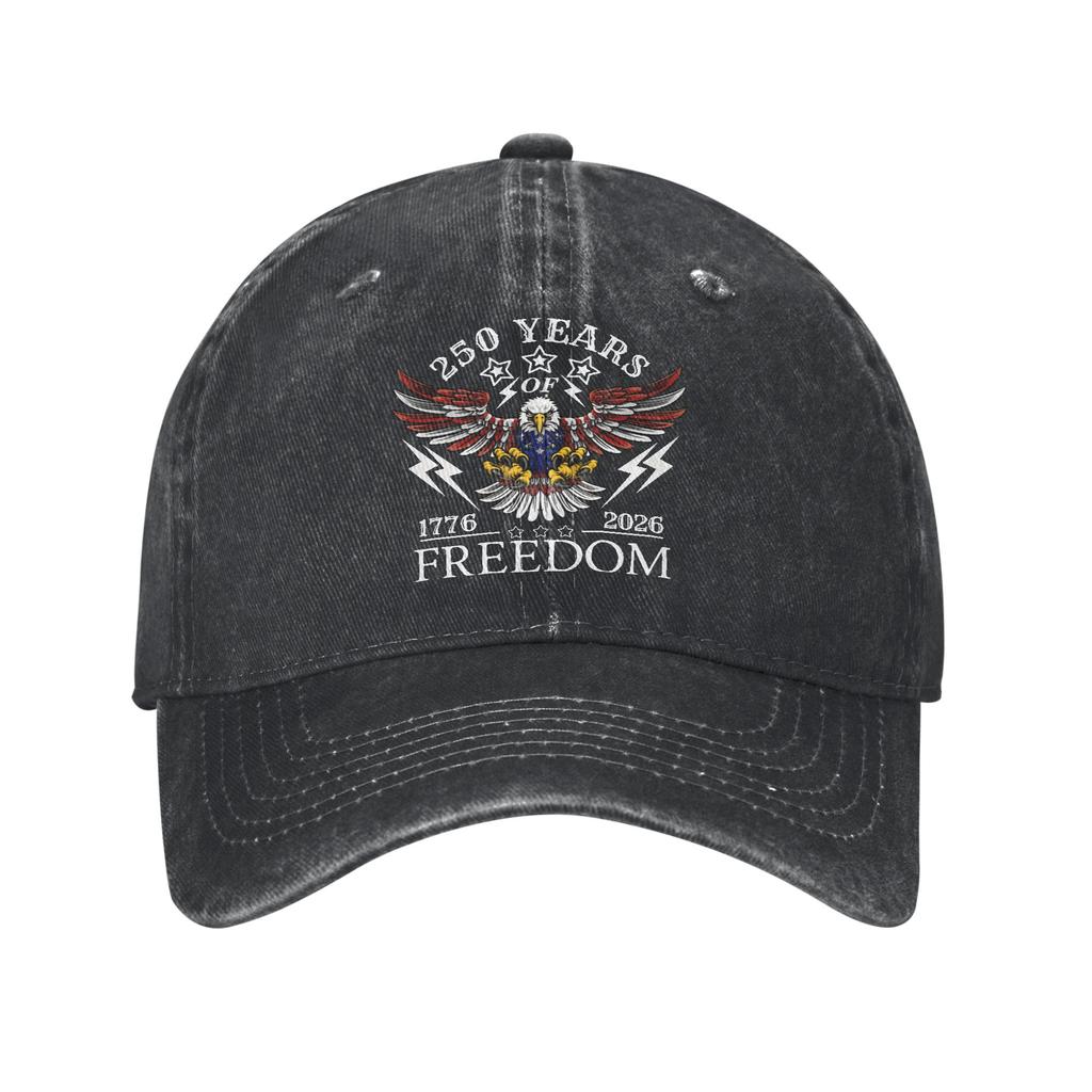 USA Th Commemorative Baseball Cap Retro Distressed Washed Sun Cap Unisex Women Outdoor Workouts Adjustable Fit Hats Cap