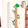 Cute Cartoon Height Sticker Unicorn Dinosaur Giraffe Wall Height Measuring Ruler Stickers For Kids Room Kindergarten Decor