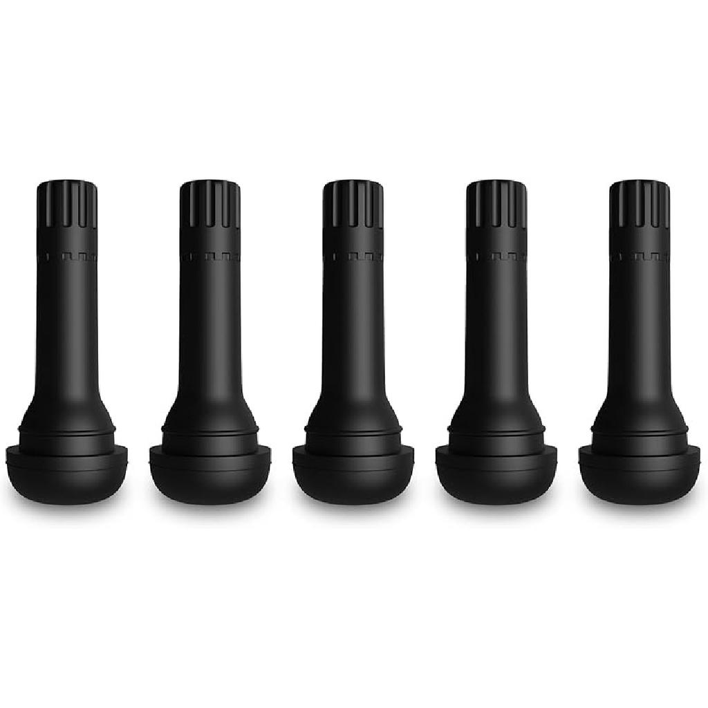 SUNSOUL TR555D 10Pcs 60 Degree Bend Truck Tire Valve Stems, Compatible With 22.5In 24.5In Aluminum Wheels With 9.7Mm Valve Holes