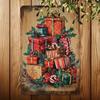 Metal Poster Wall Decor Vintage Christmas Sign 8x12 Inch Home Decoration