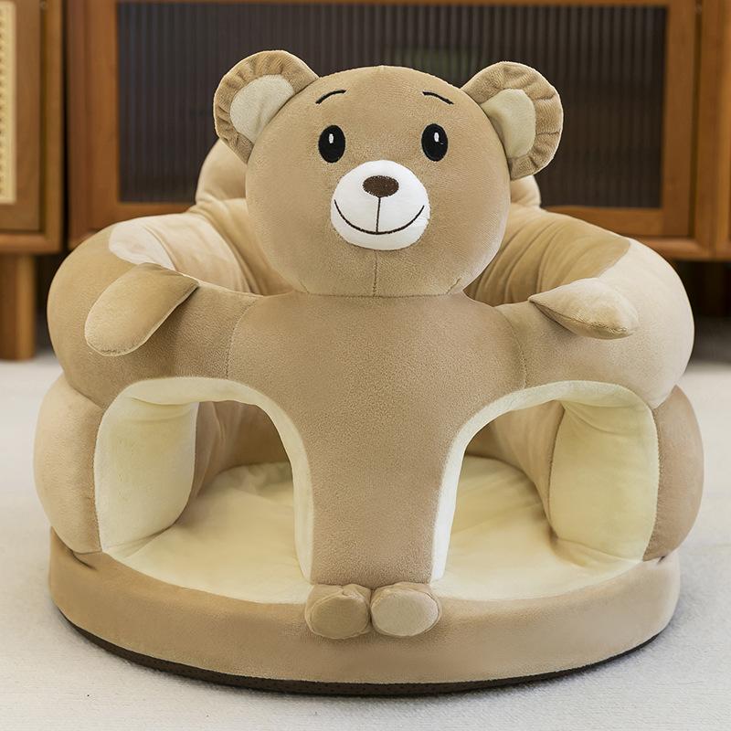 Asiento Escolar Infantil Anticaída y Antideslizante con Fondo Redondo, Respaldo Alto que No Daña la Columna Vertebral, Cómodo para Bebé, Sofá Pequeño con Artefacto para Bebé