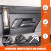 for Hummer EV Accessories Car Inner Door Pull Handle Surround Panel Frame Real Carbon Fiber Interior Sticker Compatible with Hummer EV 2024+ 4pcs