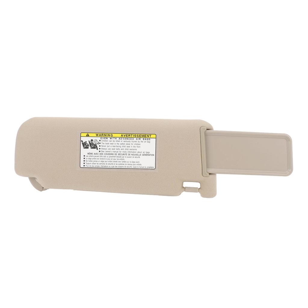 Sun Visor Replacement Beige ABS Sun Blocking Improve Visual Comfort for Camry XV50 2011 To 2017