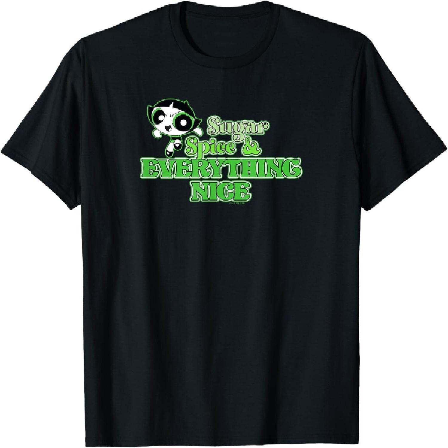 The Powerpuff Girls Buttercup Sugar Spice & Everything Nice T-Shirt S