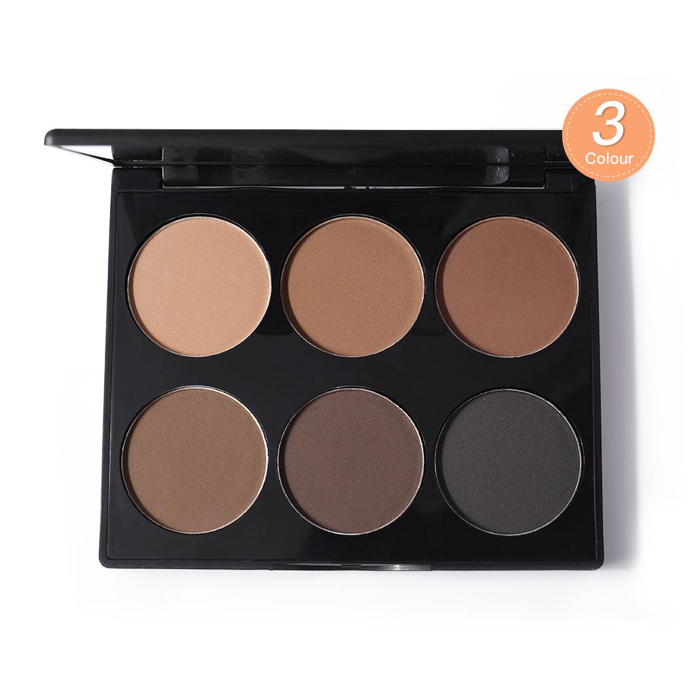 Paleta de Contorno de 6 Colores Meiqier: Kit de Iluminador y Sombra para un Look Esculpido