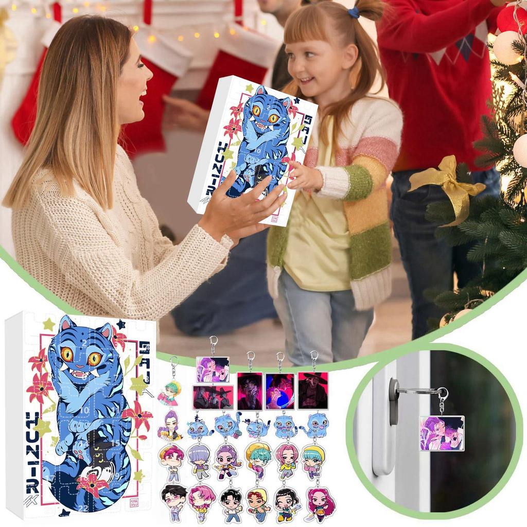 2D Ankunftskalender Enthält 24 Ankunftskalender, Countdown-Kalender und Überraschungs-Sammelobjekte