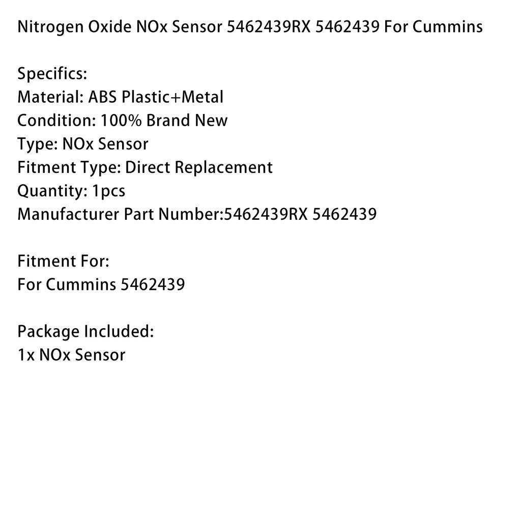 Nitrogen Oxide NOx Sensor 5462439RX 5462439 For Cummins