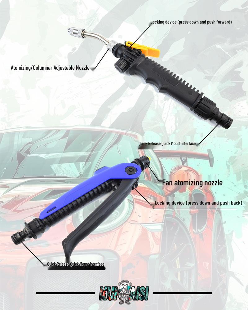 Electric High-Pressure Spray Can for Invisible Car Wrap Installation