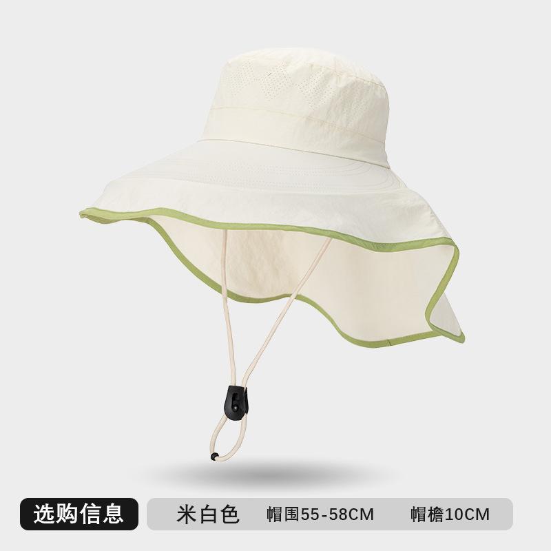 Sun Hats for Men Women Fishing Hat UPF Protection Wide Brim Bucket Hat Breathable Quick-Dry Water Rapellent Outdoor Hiking Beach Travel Summer Hats