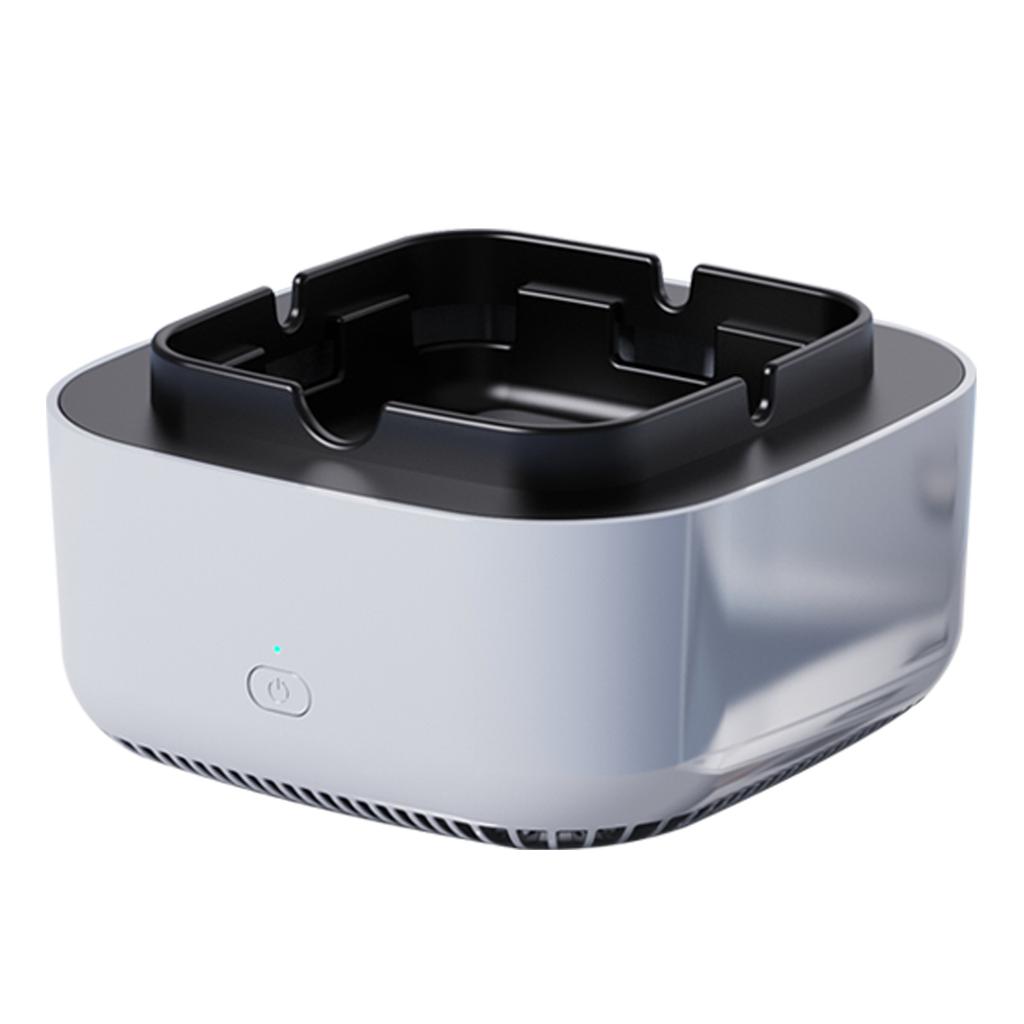 Smart Air Purifier Ashtray with Atmosphere Light for Filtering Second-Hand Smoke From Cigarettes Remove Odor Smoking Accessories