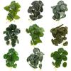 18 Leaves Artificial Plant Leaves Taro Tortoiseshell Leaf Soft PVC Simulation Greenery Grass Living Room Decor Party Supply