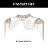 Crystal Tassels Arm Chain Women Body Jewelry Multilayer Shoulder Body Jewelry Shoulder Chain Necklace for Any Occasion