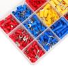 520PCS Red Blue Yellow Cold Pressed Terminal Insulated Durable Electrical Connectors Quick-Connecting Connector