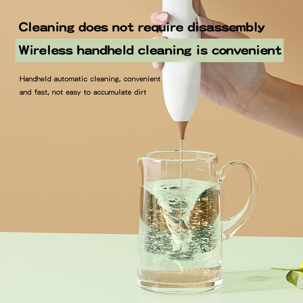 Электрический мини-венчик для взбивания молока и белков — фото 7