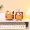 Cartoon Owl Resin Planter, Multi-functional Succulent Pot / Desk Pen Holder
