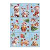Yousheng 9 Sheets/Set Christmas Window Cling Removable Waterproof PVC Winter Merry Christmas Static Glass Sticker Holiday Party Decoration Decal