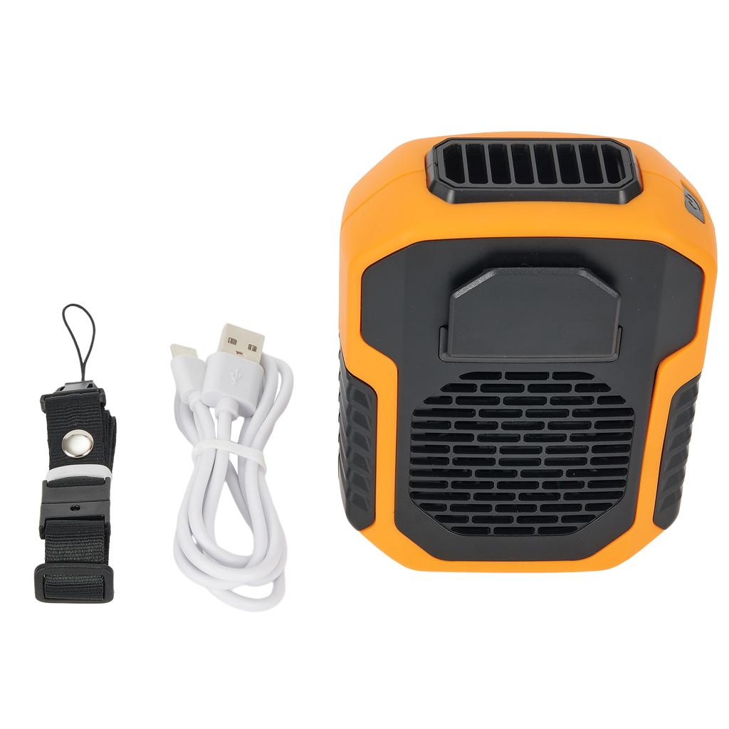 Waist Clip Fan 6000mAh ABS Hand-Free Neck Hanging Cooler