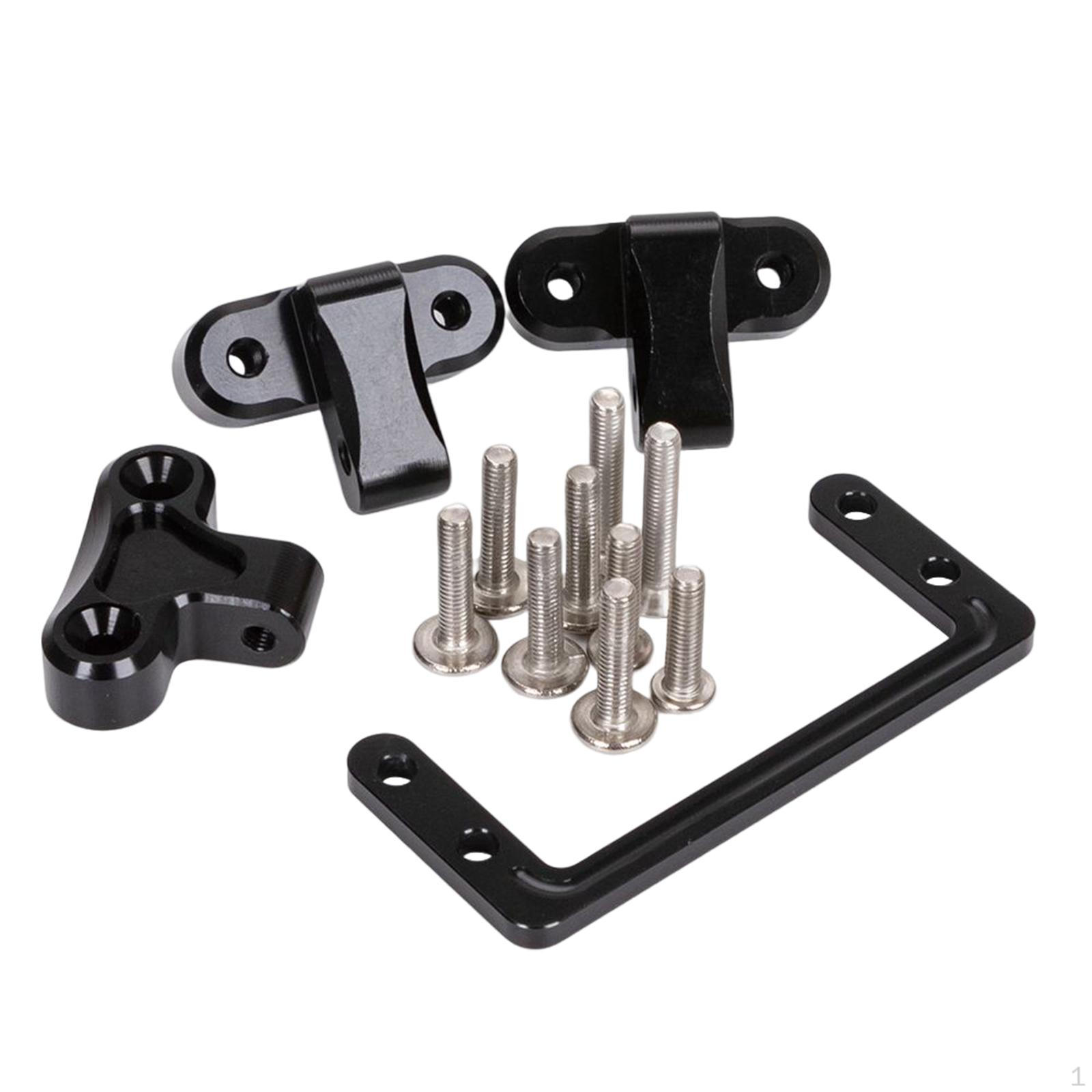 

RC Car Servo Mount Metal Chassis Frame for Axial SCX10 DIY Accs Climbing