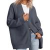 Women’s Soft Comfortable V-neck Knitted Cardigan Long Sleeve Button Down Warm Solid Sweater Casual for Lady