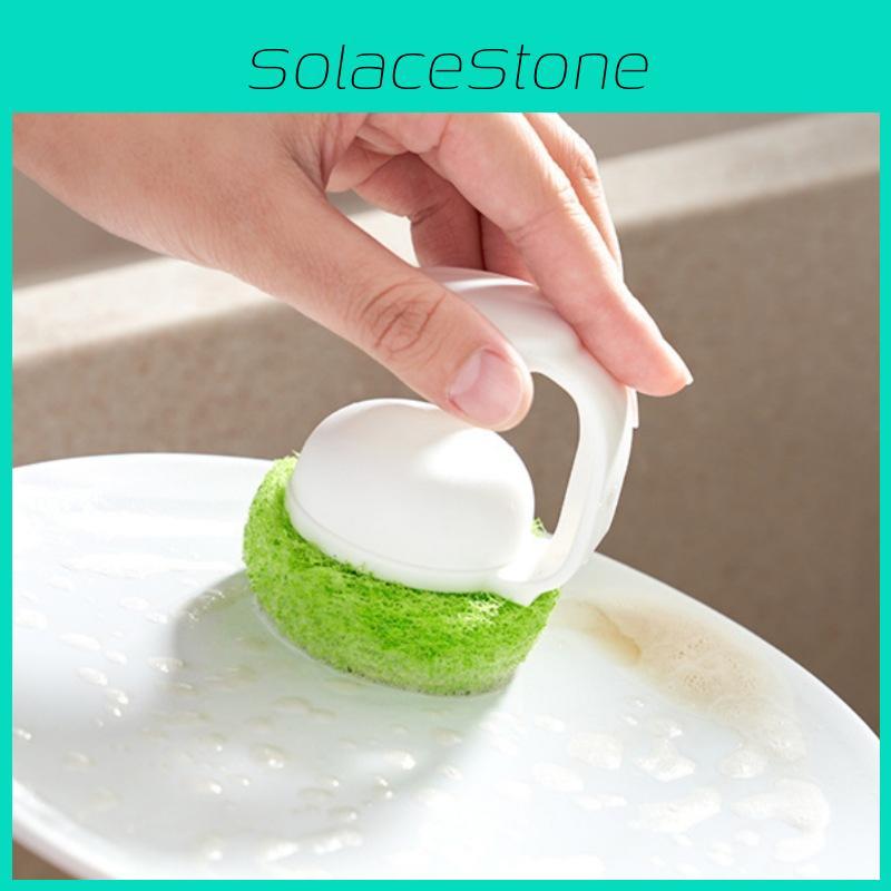 Cleaning Pp Multiuse Brush For Dishes Pots Cups With Handle Hook