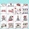 Vibrant Cartoon Christmas Cushion Cover Ideal For Home Sofa Decor With Xmas Tree