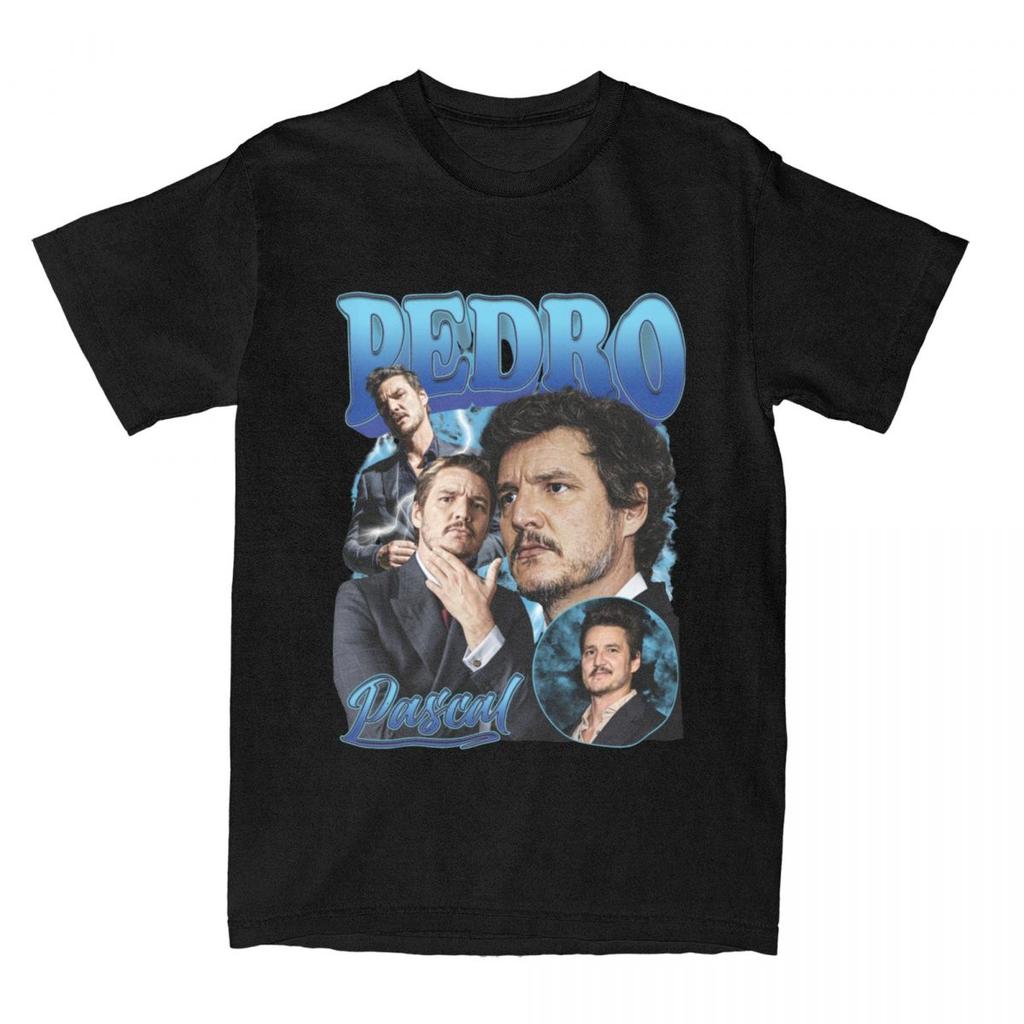 Vintage Bootleg Pedro Pascal T-Shirt Damen 100% Baumwolle Unisex Streetwear Pedro Pascal T-Shirt Übergröße T-Shirt