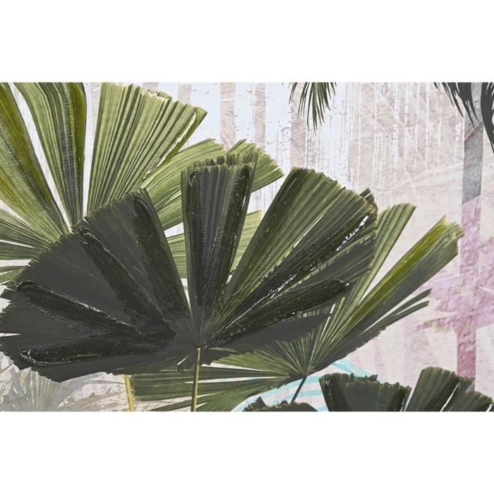 Framed Painting - Tropical Palms - Canvas - Framed Finish - Set of 2 (104 X 4.5 X 143.5 Cm)