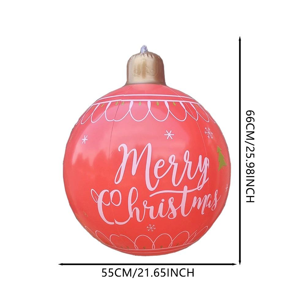 Giant Inflatable Christmas Ball Hanging Ornaments Christmas Balloons Party Supplies