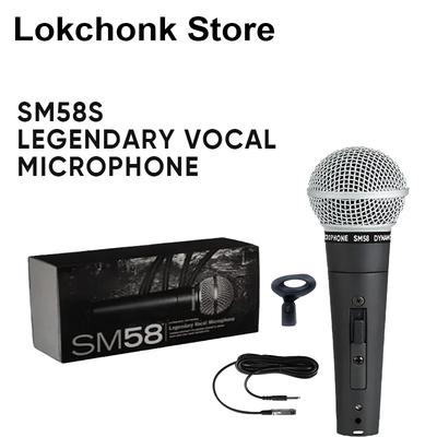 Metalowy kardioidalny mikrofon dynamiczny do śpiewania na scenie Profesjonalny mikrofon przewodowy dla Shure Karaoke BBOX Nagrywanie Wokal