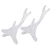 2pcs Acrylic Display Stand Double Layer Desktop Holder for Light Showcase Easy Assemble Store Sleek Visually