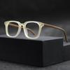 Fashion Vintage Frosted Square Optical Glasses Simple Trendy Unisex Eyeglasses For Women Men Literary Retro Matte Eyewear
