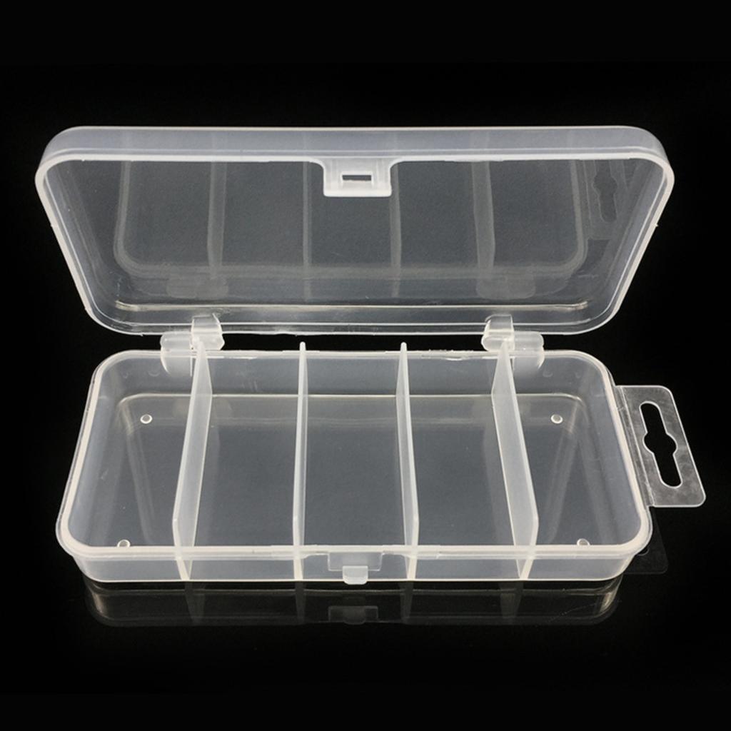 Five-grid Soft Sequin Accessories Box, Fishing Tackle Box