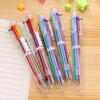Creative 6-Color Oil-Based Ballpoint Pen - Click Pen for Kids' Gifts