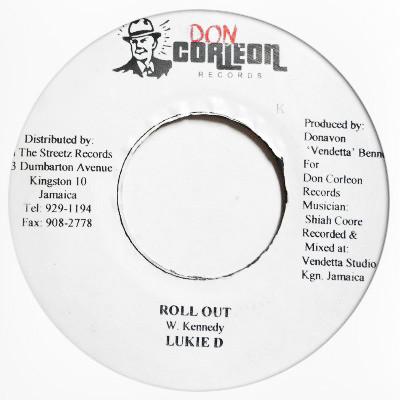 7inch Record LUKIE D - Roll Out  NONE Don Corleon Rec 2002 Jamaica Reggae, Ska & Dub Used