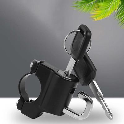 Trava universal antifurto para guidão de motocicleta Trava para capacete Gancho para capacete